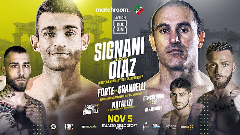 Watch Signani vs Diaz – Matchroom Boxing 11/5/2021 Full Show Online Free