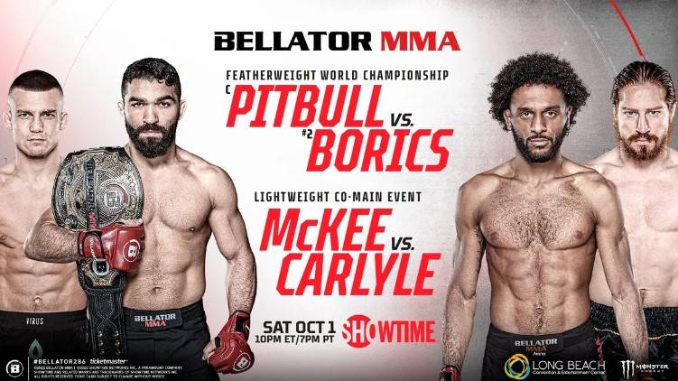 Watch Bellator 286 – Pitbull vs. Borics 10/1/2022 Full Show Online Free