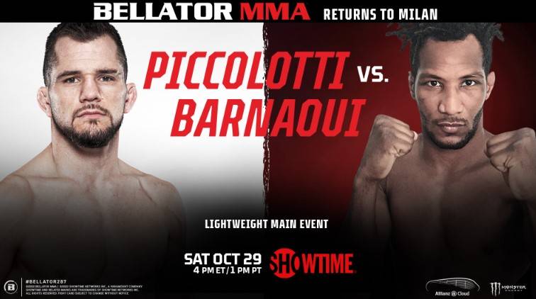 Watch Bellator 287 – Piccolotti vs. Barnaoui 10/29/2022 Full Show Online Free