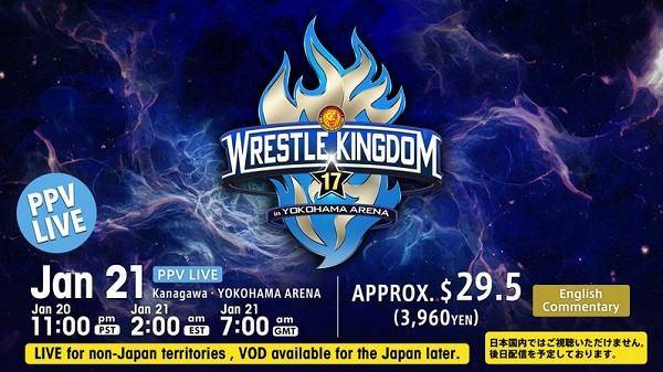 NJPW Wrestle Kingdom 17 2023 PPV in Yokohama Arena 1/20/23 Full Show Online Free