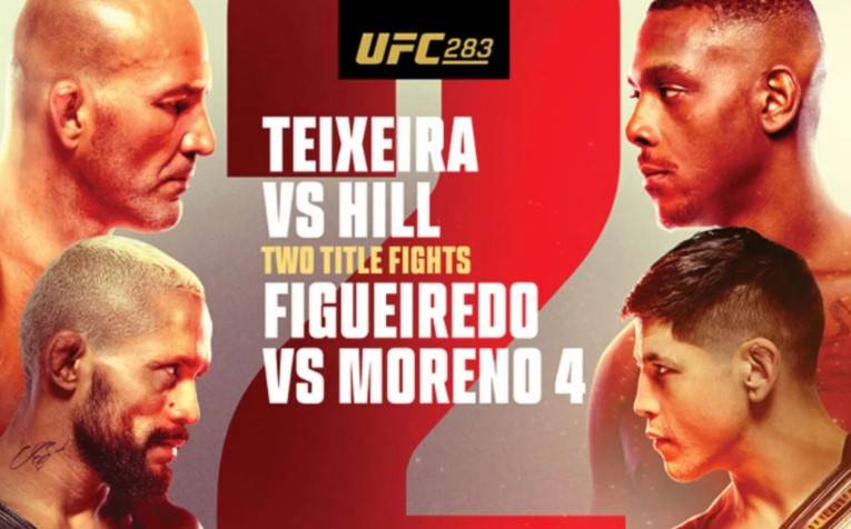 Watch UFC 283: Teixeira vs. Hill 2023 1/21/23 Full Show Online Full Show Online Free