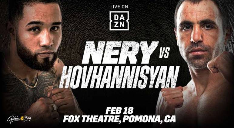 Watch Luis Nery vs. Azat Hovhannisyan 2023 2/18/23 Full Show Online Free