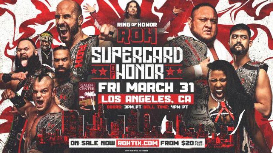 Watch ROH Supercard of Honor 2023 3/31/23 Full Show Online Free