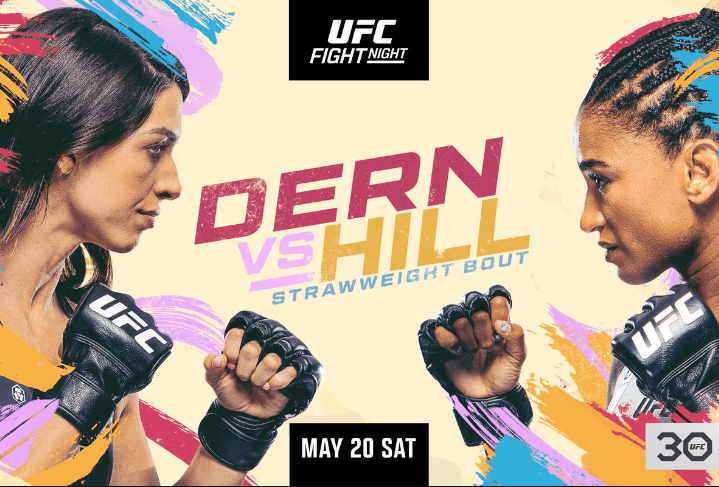 UFCVegas73: Dern vs. Hill Full Fight Replay Full Show Online Free