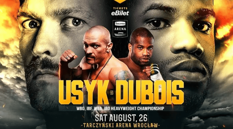 Watch Oleksandr Usyk vs. Daniel Dubois 2023 8/26/23 Full Show Online Free
