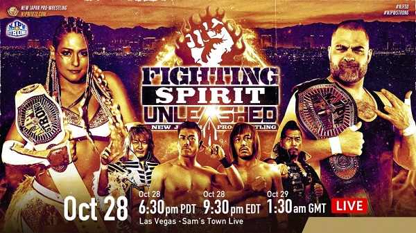 Watch NJPW Fighting Spirit Unleashed 2023 10/28/23 Full Show Online Free