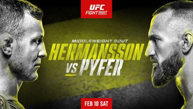 UFCVegas86: Hermansson vs. Pyfer Full Fight Replay Full Show Online Free