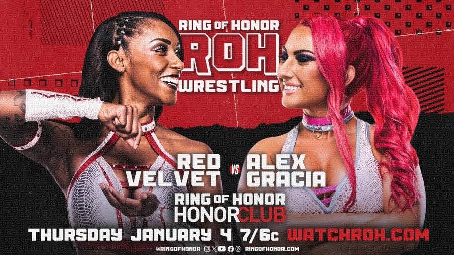 Exciting New Lineup for Thursday’s ROH TV Show on HonorClub! (1/4/2024)