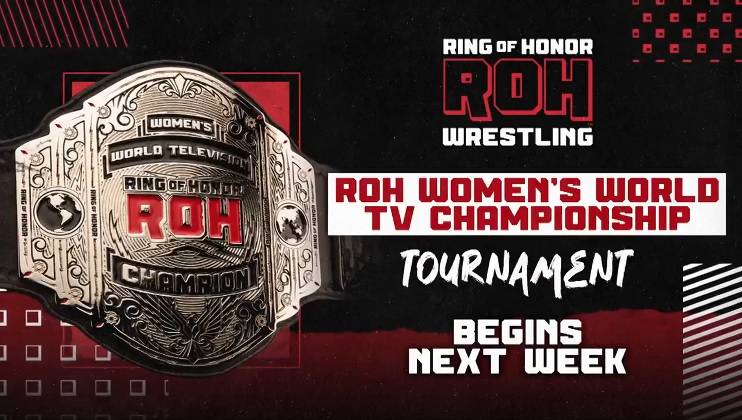 Get ready for the ROH Women’s World TV Title Tournament starting next Thursday! New lineup for 2/15 announced.