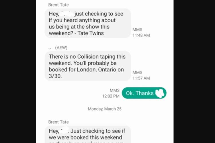 Boys Challenge Tony Khan’s No-Show Claims, Provide Text Screenshots