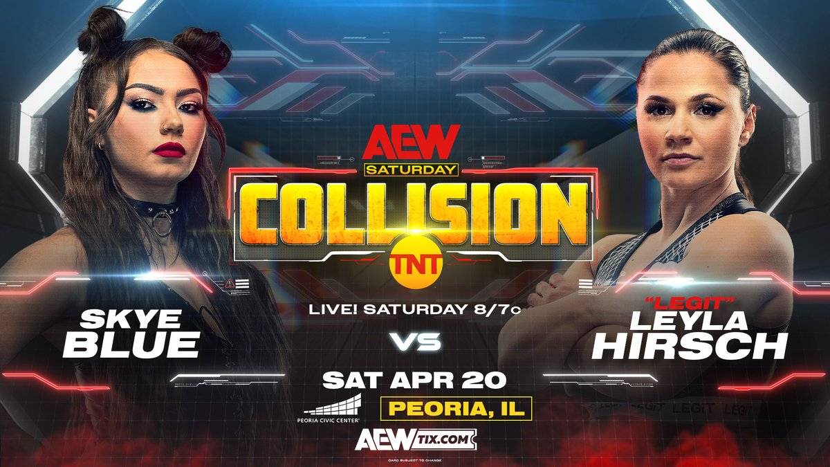 Get ready for a showdown between Skye Blue and Leyla Hirsch on April 20th!