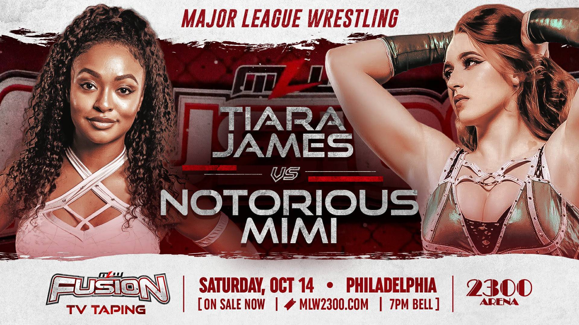 Tiara James to Face Off Against Notorious Mimi on October 14th at MLW Fusion Event