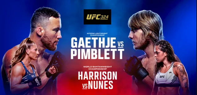 UFC 324 Justin Gaethje vs. Paddy Pimblett Full Fight Replay Full Show Online Free